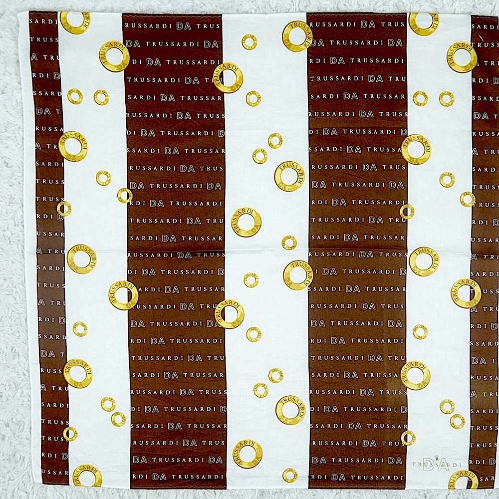 M870 TRUSSARDI Brown Cotton 21" X 20.5"